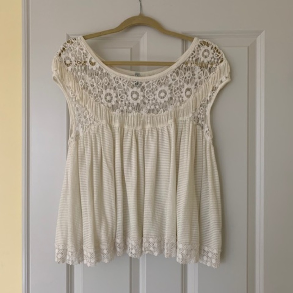 Free People Crochet Top (Size SM)